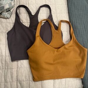 Set of 2 - Cropped Tank Sports Bra